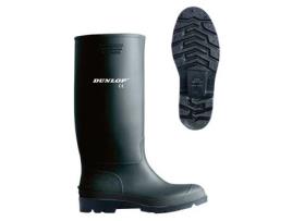 Galochas em Pvc Tamanho 43 Cano Alto Preta Dunlop