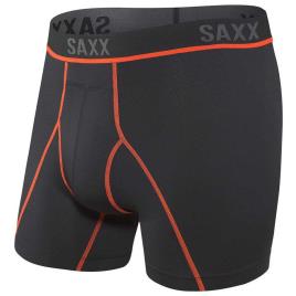 Saxx Underwear Kinetic Hd L Black / Vermillion