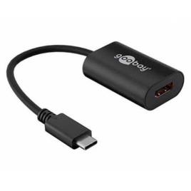 Goobay Adaptador Usb C To Hdmi 0.2 M One Size Black