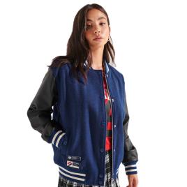 Superdry Jkt Wool Varsity Baseball XL Varsity Arch Colourblock