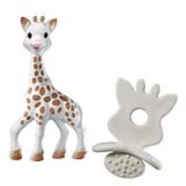 Sophie La Girafe Pack Brinquedo Mordedor + Chupeta de Dentição