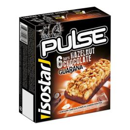 Barrita Energética Isostar Pulse Chocolate Avelãs (6 uds)