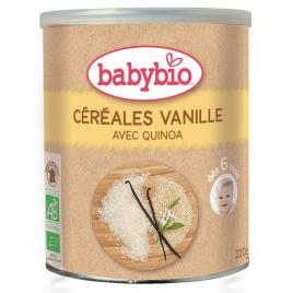 Baunilha cereais Bio  papinha 220g