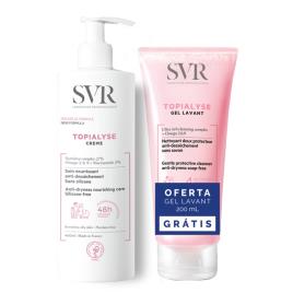 SVR Topialyse Kit Creme Nutritivo + Gel Lavante
