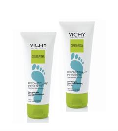 Vichy Podexine Reconstituinte Pés Secos Promo. Pack Dois Cremes+Desconto+Oferta Lata 2x100ml