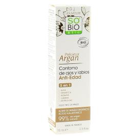 Contorno de Olhos Anti-Idade Précieux Argan So Bio Étic 15ml