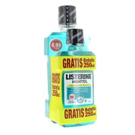 Listerina anti-séptica oral 500 ml 250 ml com mentol