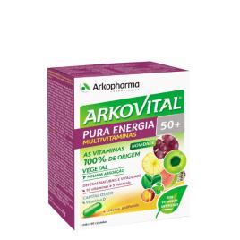 Arkovital cápsulas de energia pura 60 50 multivitaminas