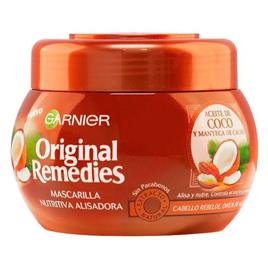 Máscara Capilar Nutritiva Alisadora Aceite De Coco Original Remedies Fructis (300 ml)