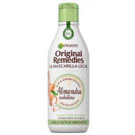 Os remédios originais Garnier leite de amêndoa máscara nutritiva 250ml