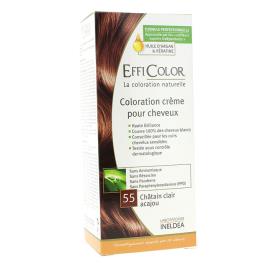 Efficolor corante sem PPD brown mogno n. 55