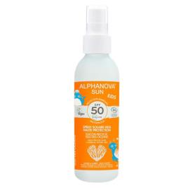 Protetor solar bio em spray  Kids SPF50+ branco claro estampado