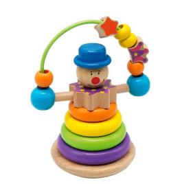 Palhaço Wood Stackable Rings