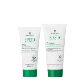 Biretix Cuidado Anti-Imperfeições Duo Gel 30ml + Micropeel Gel Limpeza Esfoliante 50ml