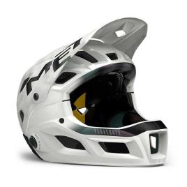 Met Capacete Downhill Parachute Mcr Mips S White Iridiscent Matt