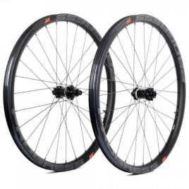 Progress Par Rodas Mtb Eb Plus Hybrid Boost 29´´ Tubeless 15 x 110 / 12 x 148 mm Black / Grey