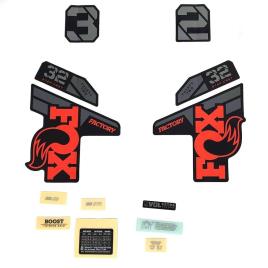 Fox Adesivo 32 Sc F-s 2021 One Size Orange / Bright Black