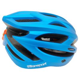 9transport Capacete Com Luz Traseira One Size Blue