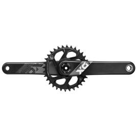 Sram Pedaleira De Montagem Direta X01 Eagle Dub Fat4 175 mm Black