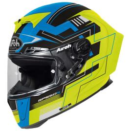 Airoh Capacete Integral Gp550 S Challenge M Blue / Yellow Matt