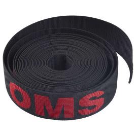 Oms Nylon Webbing 2´´ 7.6 M One Size Black / Red