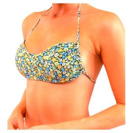 Rhythm Top De Biquíni Carrie Tan Line Bandeau M Black