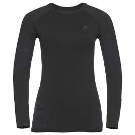 Odlo Top Crew Neck Performance Warm Ec M Black / New Odlo Graphite Grey