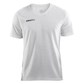 Craft Camiseta Manga Corta Pro Control Stripe S White / Silver