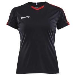 Craft Camiseta Manga Corta Progress Contrast XL Black / Bright Red