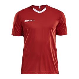 Craft Camiseta Manga Corta Progress Contrast S Bright Red / White
