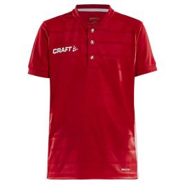 Craft Camiseta Manga Corta Pro Control Button 146-152 cm Bright Red / White