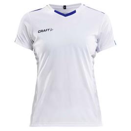 Craft Camiseta Manga Corta Progress Contrast 2XL White / Club Cobolt