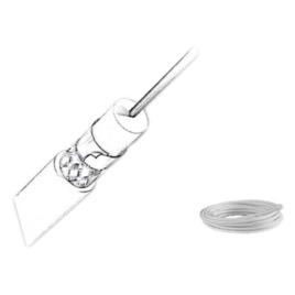 Glomex Cabo Coaxial De Blindagem Dupla De Baixa Perda 100 m White