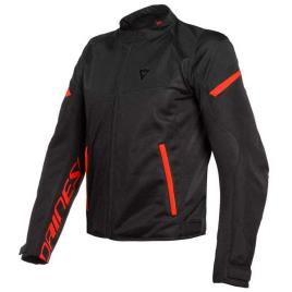 Dainese Casaco Bora Air Tex 56 Black / Fluo Red