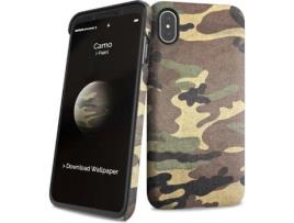 Capa iPhone XS Max I-PAINT Camo Verde