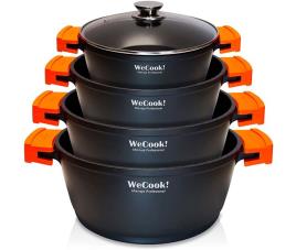Trem de Cozinha de 8 Peças de Indução WECOOK