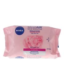 Toalhinhas Desmaquilhantes MicellAir Rose Water  (20 uds)