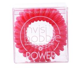 Elásticos Power Invisibobble Cor de Rosa (3 Peças)
