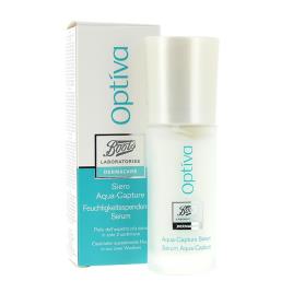 Optiva Aqua-capture 30 ml de soro Dermacare duas botas de laboratório