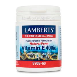 Lamberts vitamina E 400IU 60 comprimidos de Natural