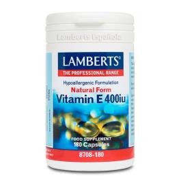 Lamberts vitamina E 400IU 180 comprimidos de Natural