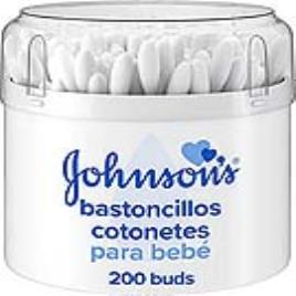 Cotonetes de Algodão Baby Johnsons (200 pcs)