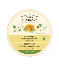 Creme facial refrescante com calêndula verde farmácia 150ml