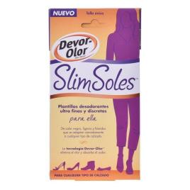 Palmilhas Desodorizantes Slim Soles Devor-olor - 2 Unidades