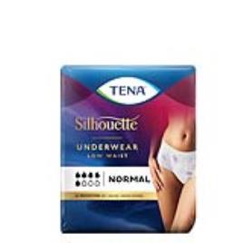Tena Silhouette Cueca Cintura Baixa Branco M 12 un