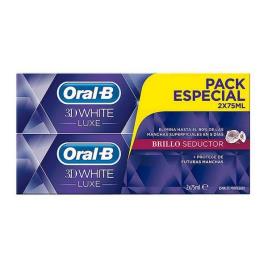 Pasta de Dentes Antimanchas 3d White Luxe Oral-B (2 uds)