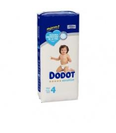 DODOT SENSITIVE T4 pañales 9-14 kg 48 uds