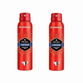 Desodorizante em Spray Captain Deo Old Spice (2 x 150 ml)