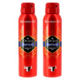 Desodorizante em Spray Captain Deo  (2 x 150 ml)