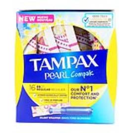 Tampões Regulares PEARL Tampax (16 uds) (16 uds) (18 uds)